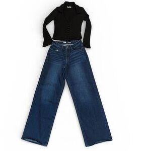 BUNDLE Reformation Top Sz XS + Old Navy WOW WIDE LEG Sz 0